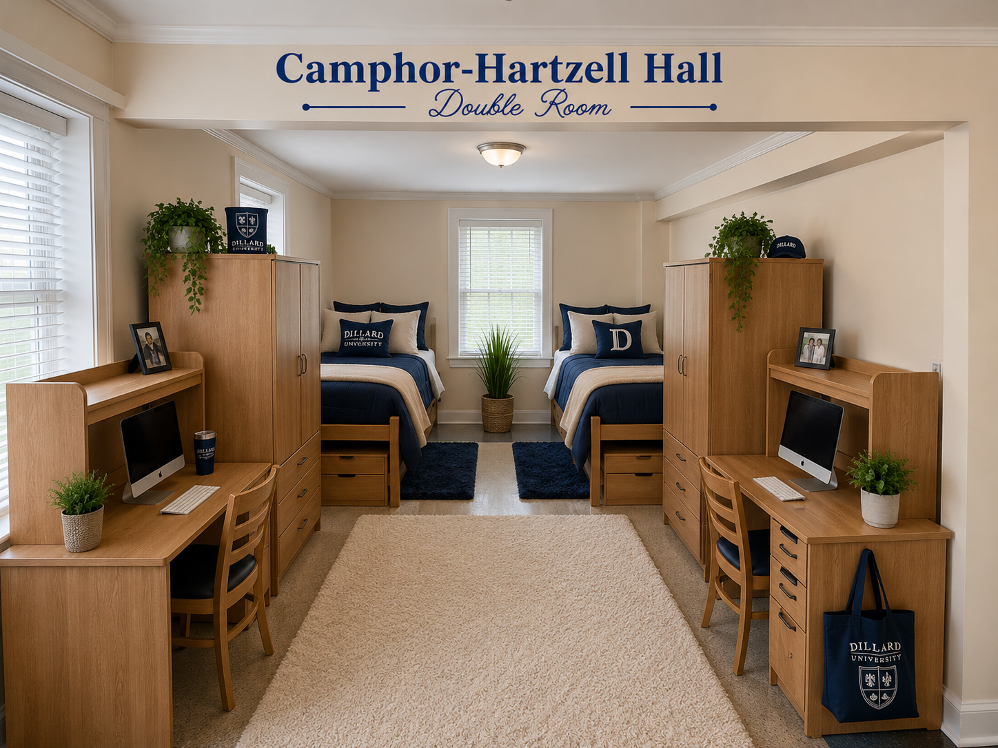 Camphor Hartzell Hall Mock Setup